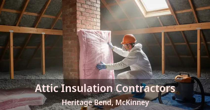 Attic Insulation Contractors Heritage Bend, McKinney - TX Attic Insulation Contractors Heritage Bend, McKinney - TX