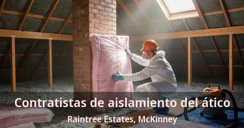 Contratistas de aislamiento del ático Raintree Estates, McKinney - TX