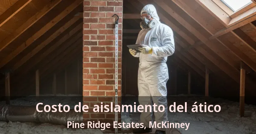 Costo de aislamiento del ático Pine Ridge Estates, McKinney - TX