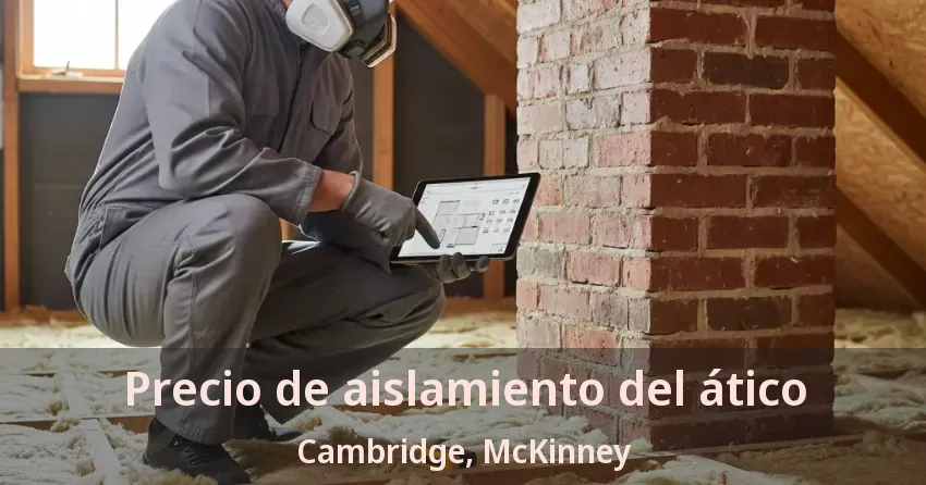 Precio de aislamiento del ático Cambridge, McKinney - TX Precio de aislamiento del ático Cambridge, McKinney - TX