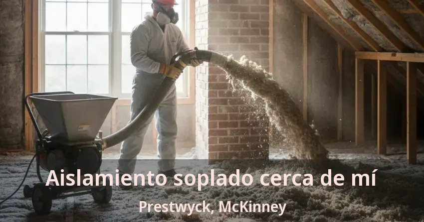 Aislamiento soplado cerca de mí Prestwyck, McKinney - TX