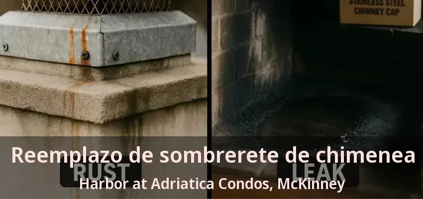 Reemplazo de sombrerete de chimenea Harbor at Adriatica Condos, McKinney - TX Reemplazo de sombrerete de chimenea Harbor at Adriatica Condos, McKinney - TX