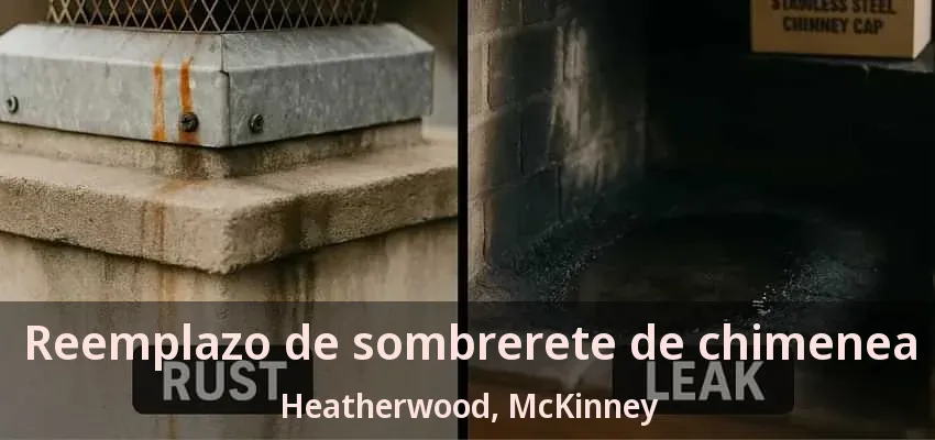 Reemplazo de sombrerete de chimenea Heatherwood, McKinney - TX