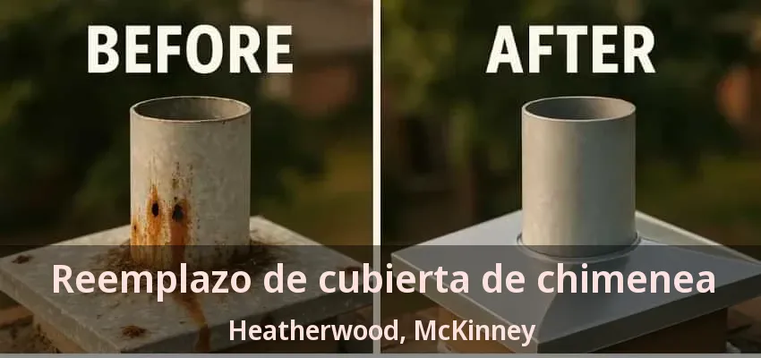 Reemplazo de cubierta de chimenea Heatherwood, McKinney - TX Reemplazo de cubierta de chimenea Heatherwood, McKinney - TX