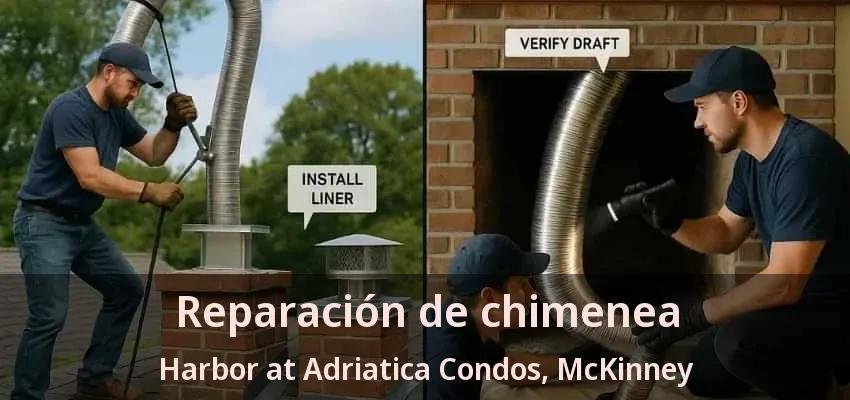 Reparación de chimenea Harbor at Adriatica Condos, McKinney - TX