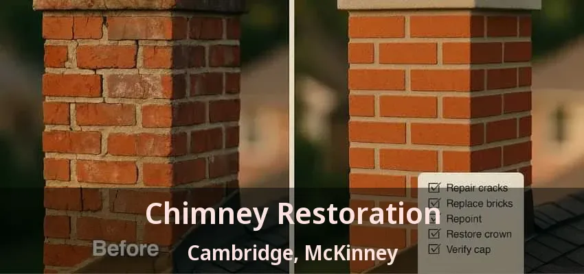 Chimney Restoration Cambridge, McKinney - TX