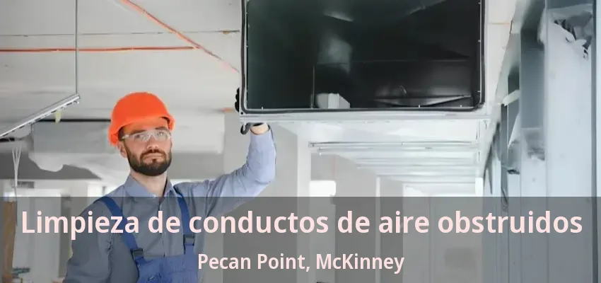 Limpieza de conductos de aire obstruidos Pecan Point, McKinney - TX