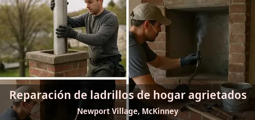 Reparación de ladrillos de hogar agrietados Newport Village, McKinney - TX Reparación de ladrillos de hogar agrietados Newport Village, McKinney - TX