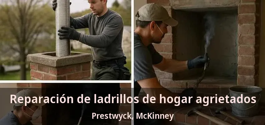 Reparación de ladrillos de hogar agrietados Prestwyck, McKinney - TX