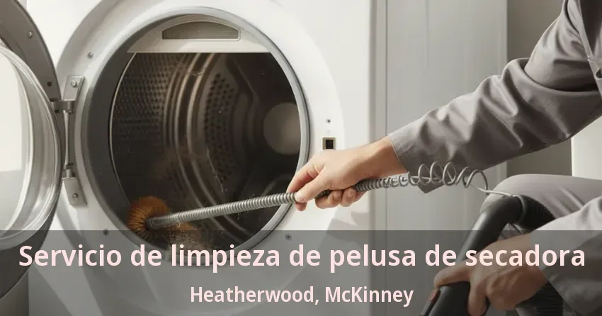 Servicio de limpieza de pelusa de secadora Heatherwood, McKinney - TX