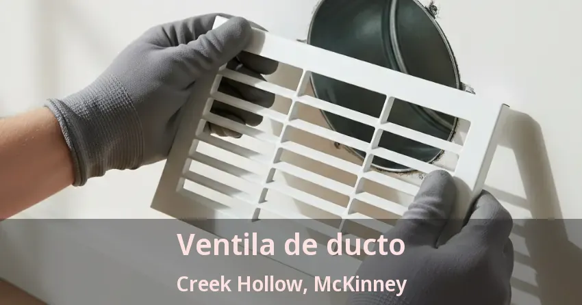 Ventila de ducto Creek Hollow, McKinney - TX