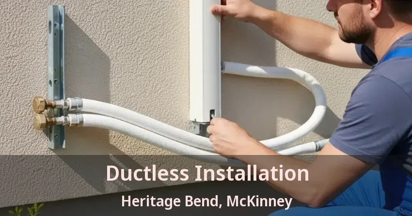 Ductless Installation Heritage Bend, McKinney - TX