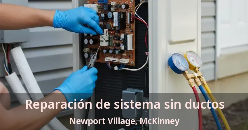 Reparación de sistema sin ductos Newport Village, McKinney - TX