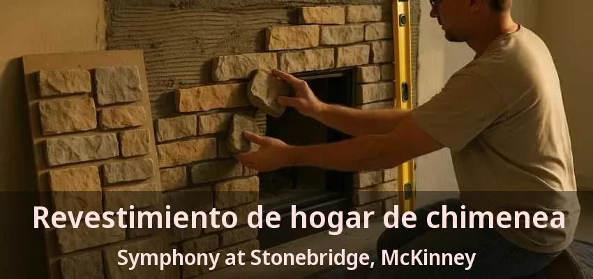 Revestimiento de hogar de chimenea Symphony at Stonebridge, McKinney - TX Revestimiento de hogar de chimenea Symphony at Stonebridge, McKinney - TX