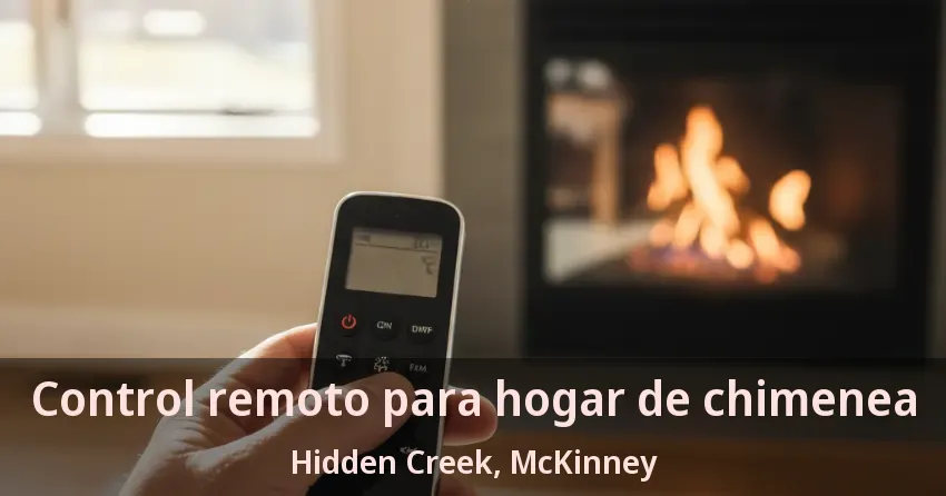 Control remoto para hogar de chimenea Hidden Creek, McKinney - TX Control remoto para hogar de chimenea Hidden Creek, McKinney - TX
