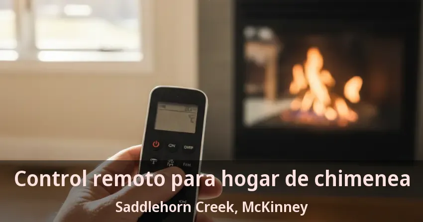 Control remoto para hogar de chimenea Saddlehorn Creek, McKinney - TX Control remoto para hogar de chimenea Saddlehorn Creek, McKinney - TX