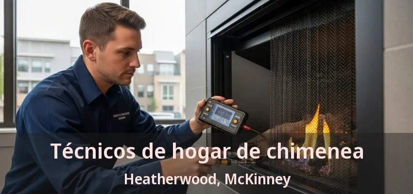 Técnicos de hogar de chimenea Heatherwood, McKinney - TX