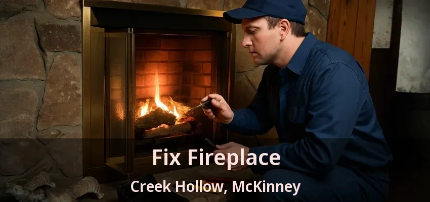 Fix Fireplace Creek Hollow, McKinney - TX