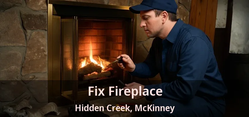 Fix Fireplace Hidden Creek, McKinney - TX