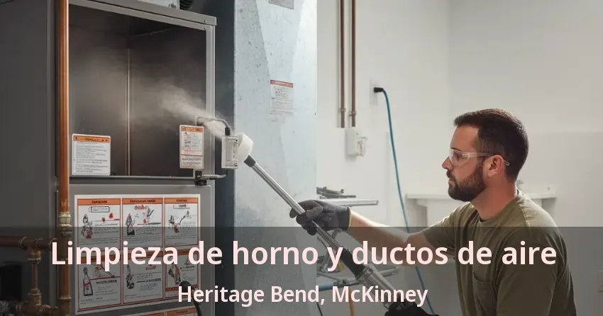 Limpieza de horno y ductos de aire Heritage Bend, McKinney - TX