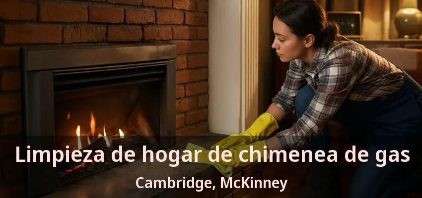 Limpieza de hogar de chimenea de gas Cambridge, McKinney - TX Limpieza de hogar de chimenea de gas Cambridge, McKinney - TX