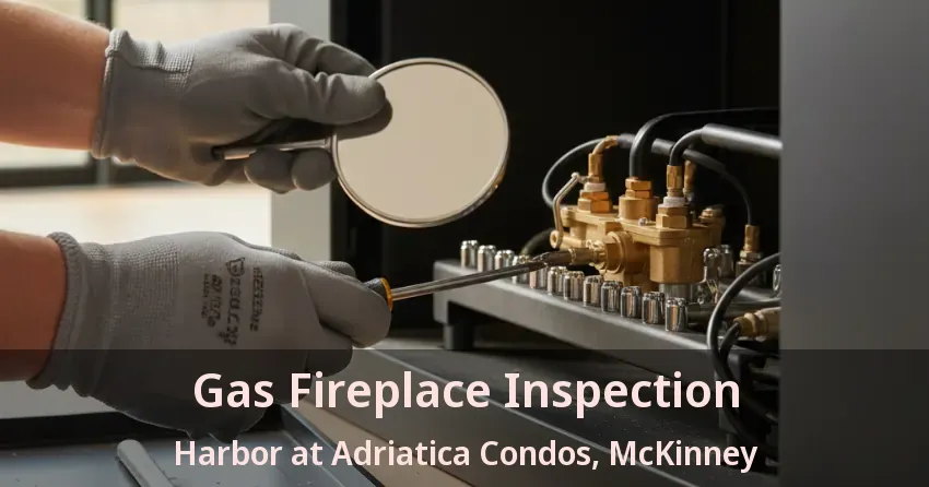 Gas Fireplace Inspection Harbor at Adriatica Condos, McKinney - TX Gas Fireplace Inspection Harbor at Adriatica Condos, McKinney - TX