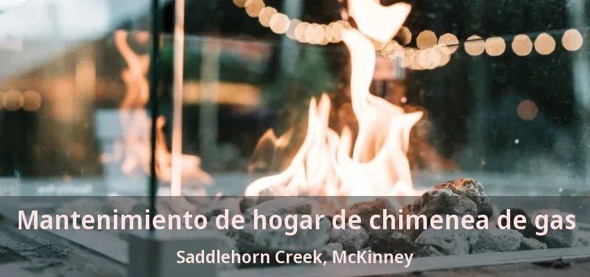 Mantenimiento de hogar de chimenea de gas Saddlehorn Creek, McKinney - TX