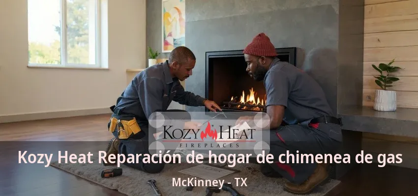 Kozy Heat Reparación de hogar de chimenea de gas McKinney - TX