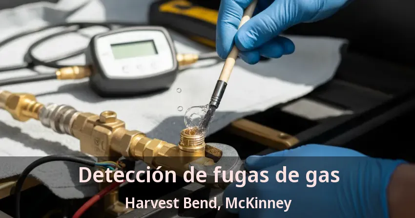 Detección de fugas de gas Harvest Bend, McKinney - TX Detección de fugas de gas Harvest Bend, McKinney - TX