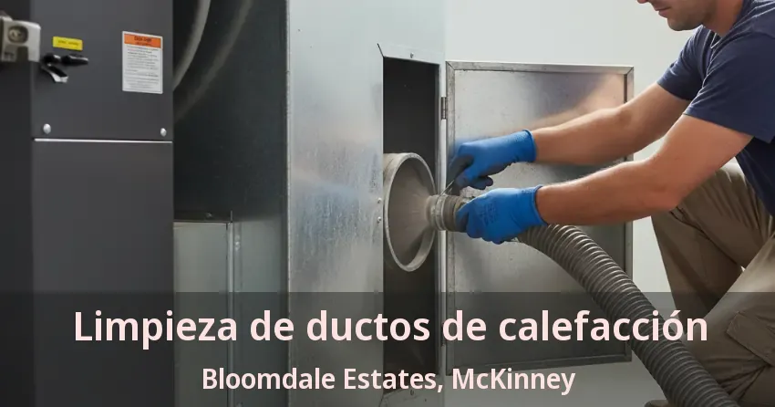 Limpieza de ductos de calefacción Bloomdale Estates, McKinney - TX