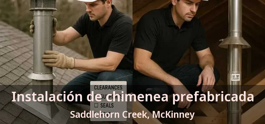 Instalación de chimenea prefabricada Saddlehorn Creek, McKinney - TX Instalación de chimenea prefabricada Saddlehorn Creek, McKinney - TX