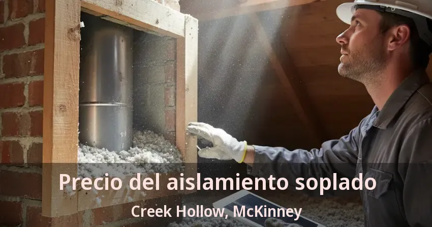 Precio del aislamiento soplado Creek Hollow, McKinney - TX