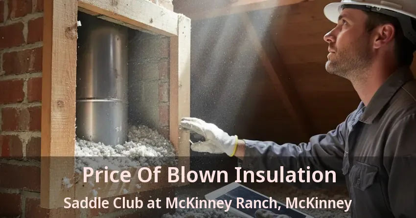 Price Of Blown Insulation Saddle Club at McKinney Ranch, McKinney - TX