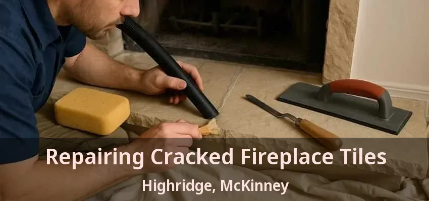 Repairing Cracked Fireplace Tiles Highridge, McKinney - TX Repairing Cracked Fireplace Tiles Highridge, McKinney - TX