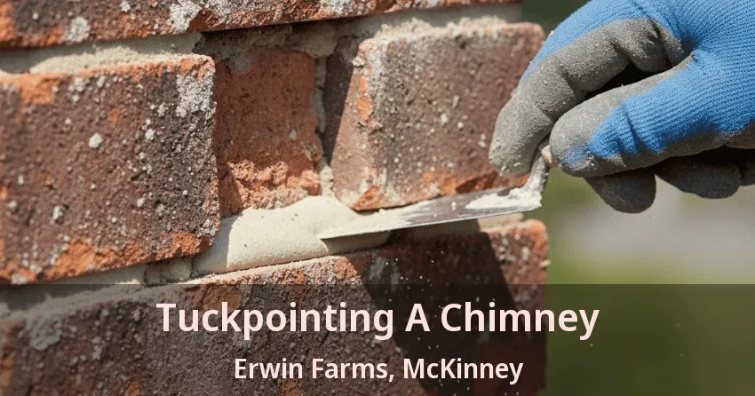 Tuckpointing A Chimney Erwin Farms, McKinney - TX Tuckpointing A Chimney Erwin Farms, McKinney - TX