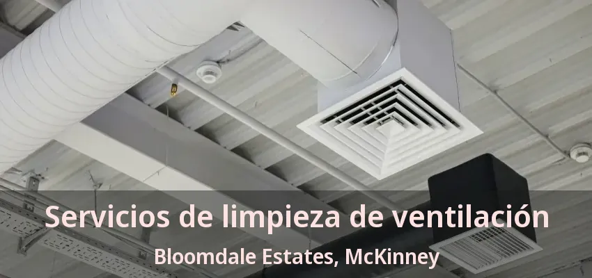 Servicios de limpieza de ventilación Bloomdale Estates, McKinney - TX